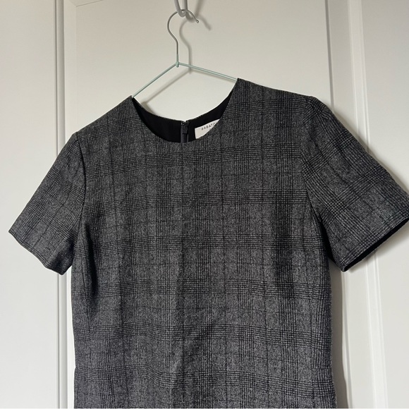 Aritzia BABATON Gray Wool Glen Plaid dress - Picture 6 of 7